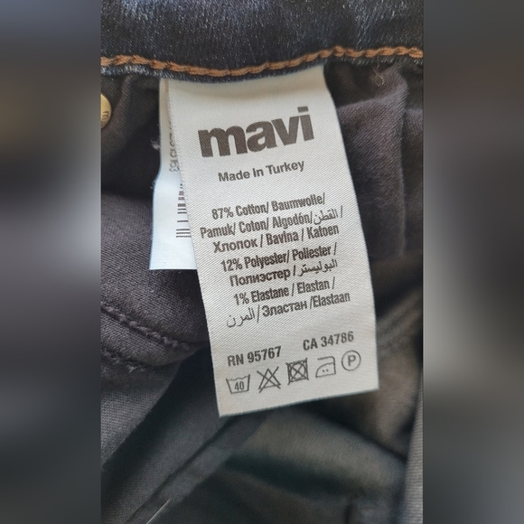 Mavi Ada Boyfriend Womens Size 31 X 29 Denim Jeans Dark Blue - Picture 5 of 5